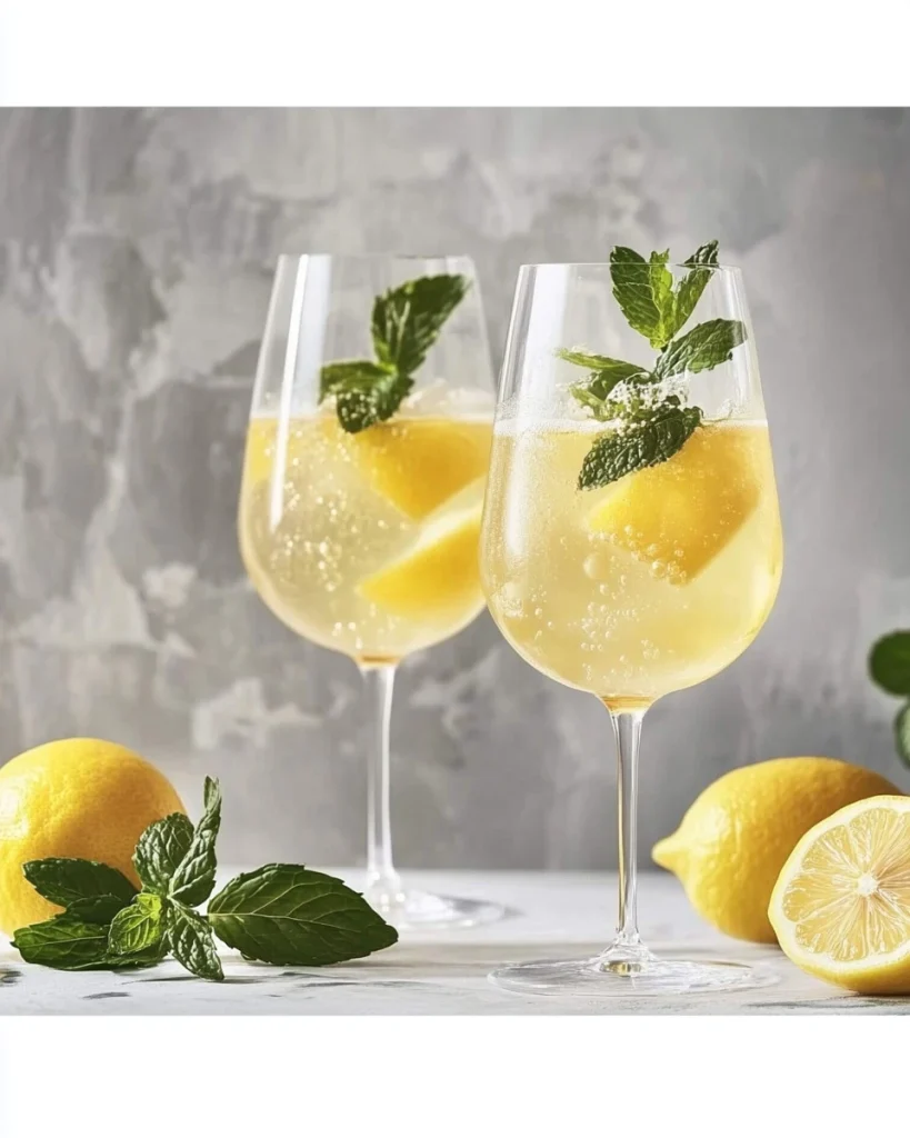 Ricetta di Spritz al Limoncello con ingredienti freschi e gustosi.