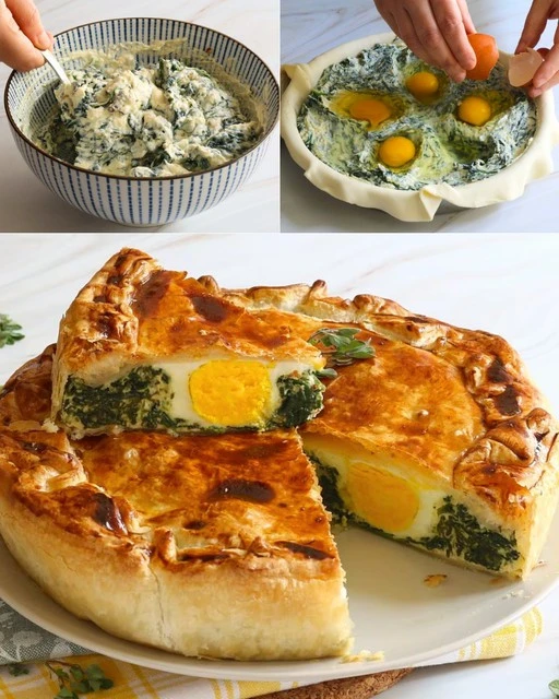 Torta di Pasqua tradizionale italiana con ingredienti freschi e decorazioni festive.