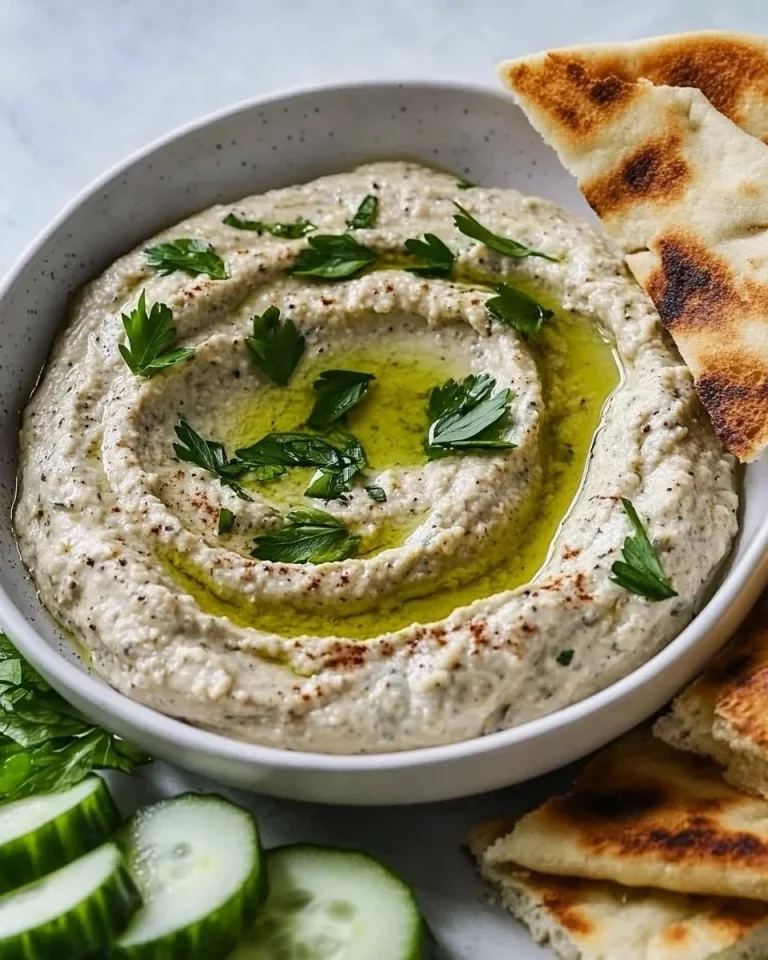 Delizioso Babaganoush preparato con melanzane affumicate e tahini