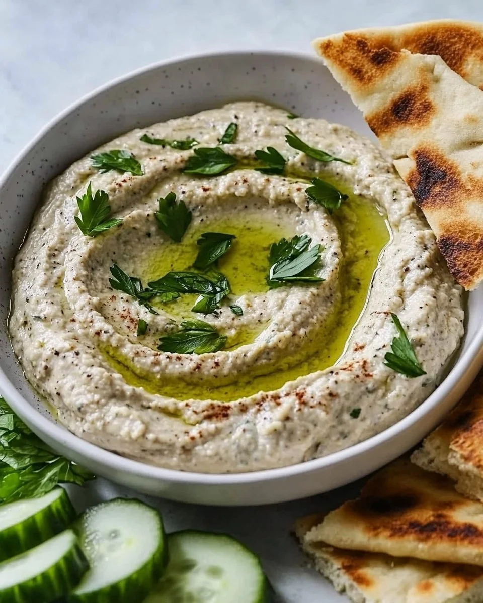 Delizioso Babaganoush preparato con melanzane affumicate e tahini