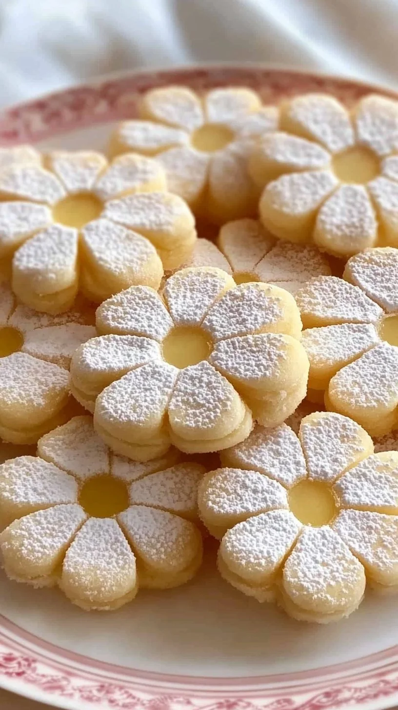 Biscotti Fior di Limone con aroma di limone e consistenza croccante.