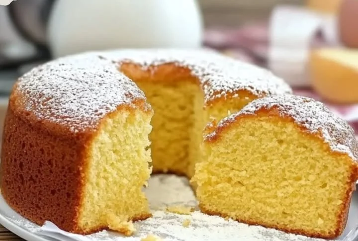 Ciambellone classico della nonna, dolce tradizionale italiano