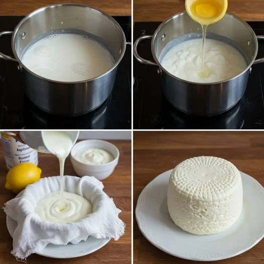 Formaggio fatto in casa con ingredienti freschi e ricette semplici