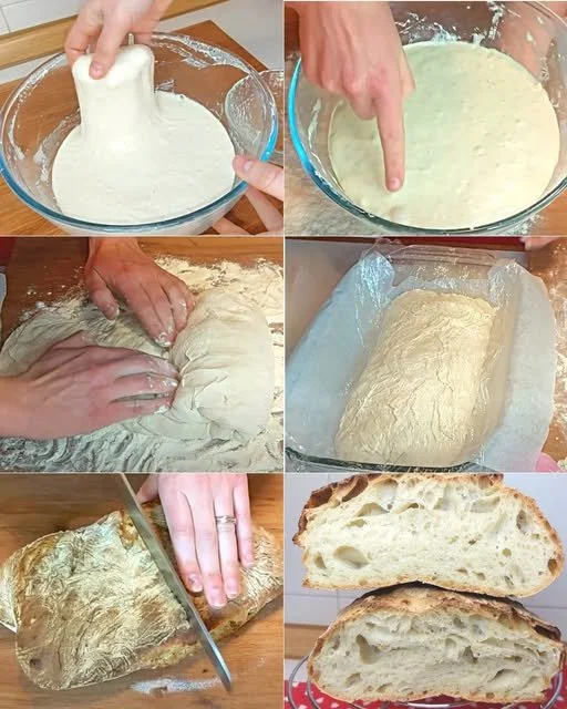 Pane fatto in casa fresco e croccante