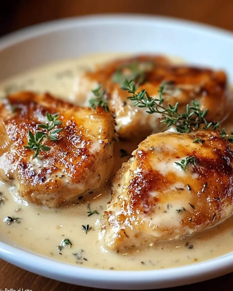 Petti di Pollo al Latte preparati in modo semplice e gustoso