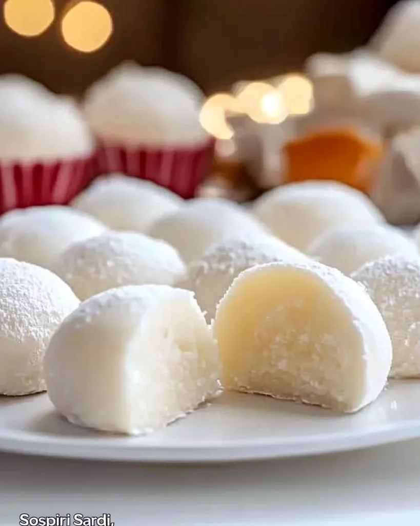 Sospiri Sardi - deliziosi dolcetti di mandorle glassati tipici della Sardegna
