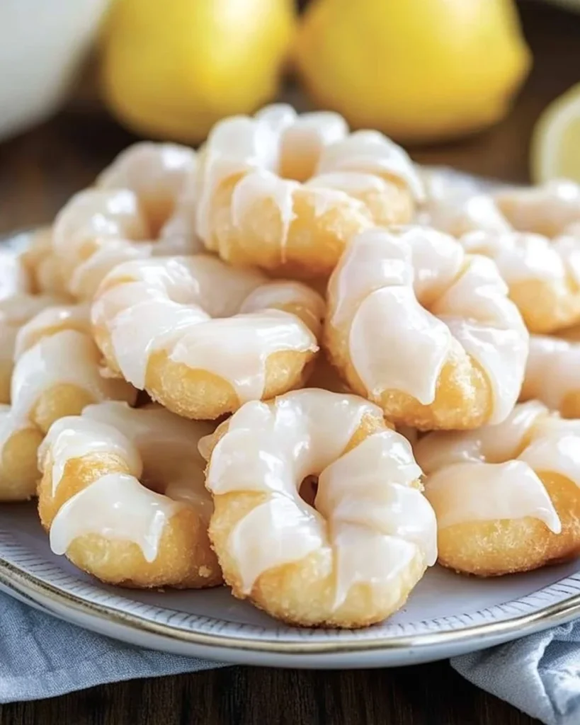 Taralli Siciliani Morbidi e Glassati serviti su un piatto decorativo.