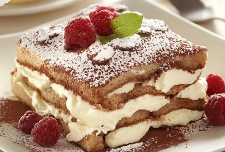 Tiramisù alla Ricotta, dolce italiano cremoso e leggero