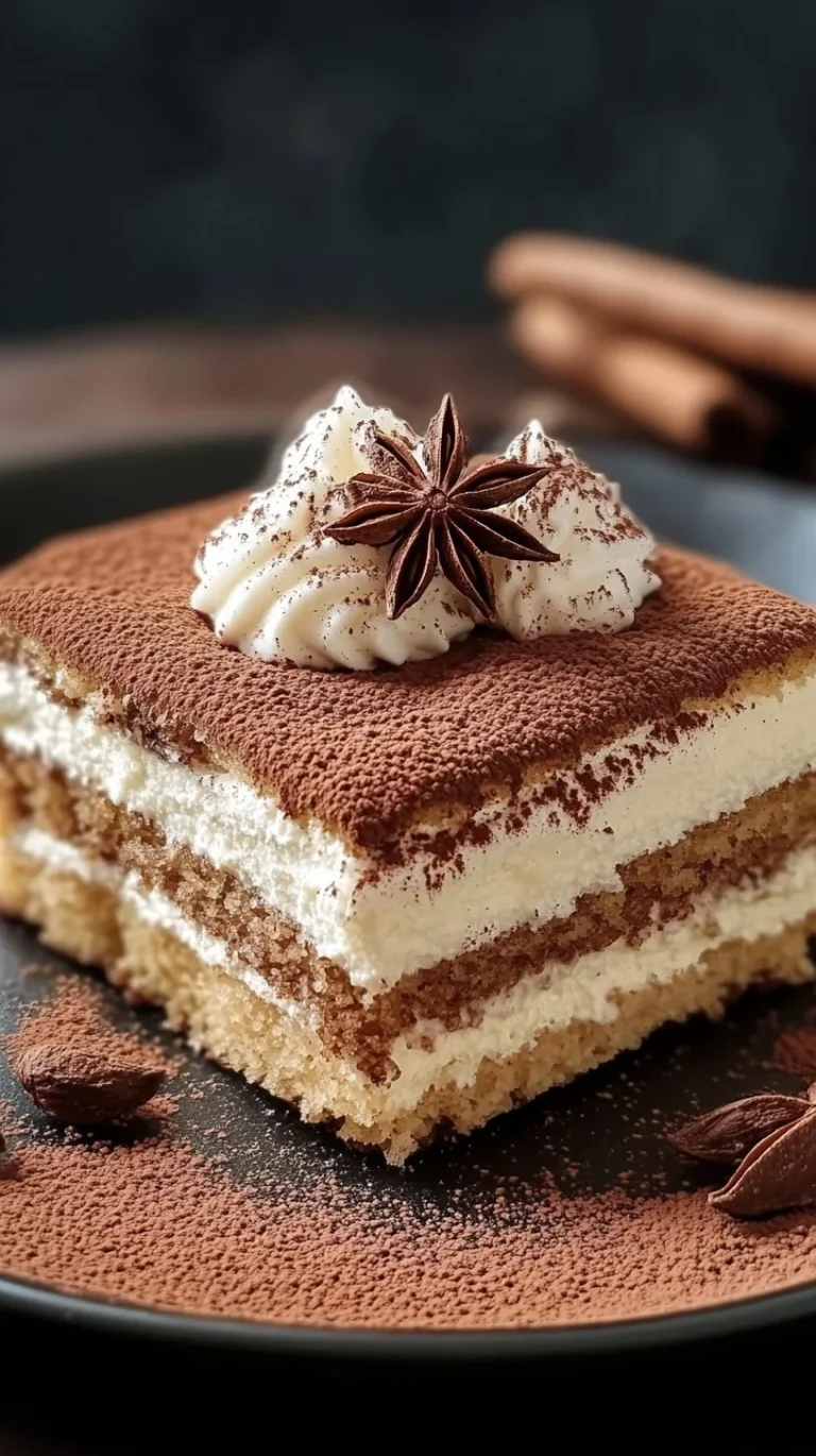 Tiramisù senza uova, un dolce italiano cremoso perfetto per le occasioni speciali.