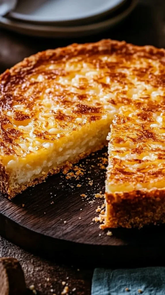 Deliziosa Torta di Riso italiana pronta da gustare
