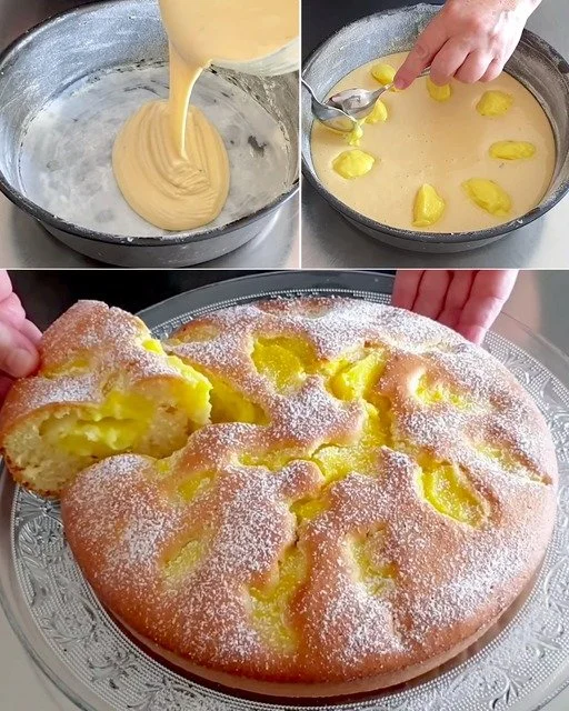 Fetta di torta soffice e cremosa su un piatto decorato