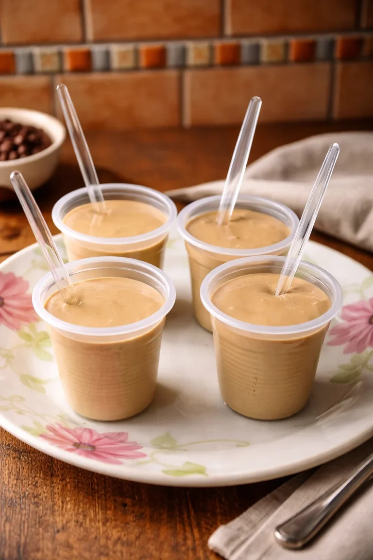 Tazza di Caffè del Nonno con crema e biscotti