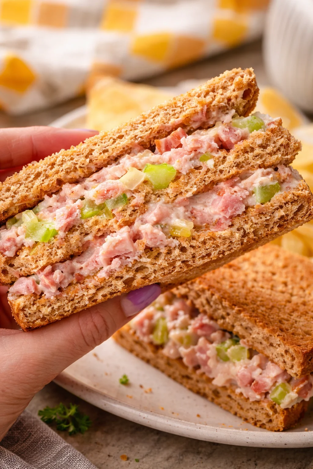 Insalata di Prosciutto di Woolworth con ingredienti freschi in un piatto elegante.