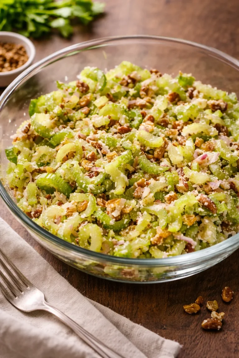 Insalata di Sedano fresca e leggera con ingredienti naturali